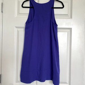 Leith Women's Racerback Sleeveless Shift Dress Blue/Purple